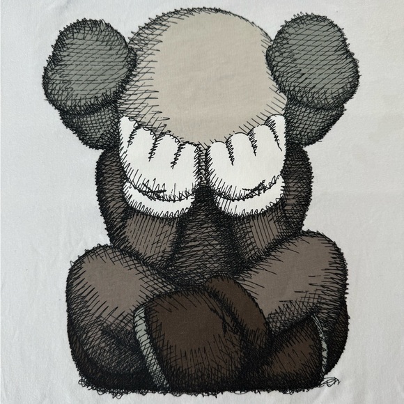 Uniqlo Kaws white tee 3XL preowned - Picture 8 of 9